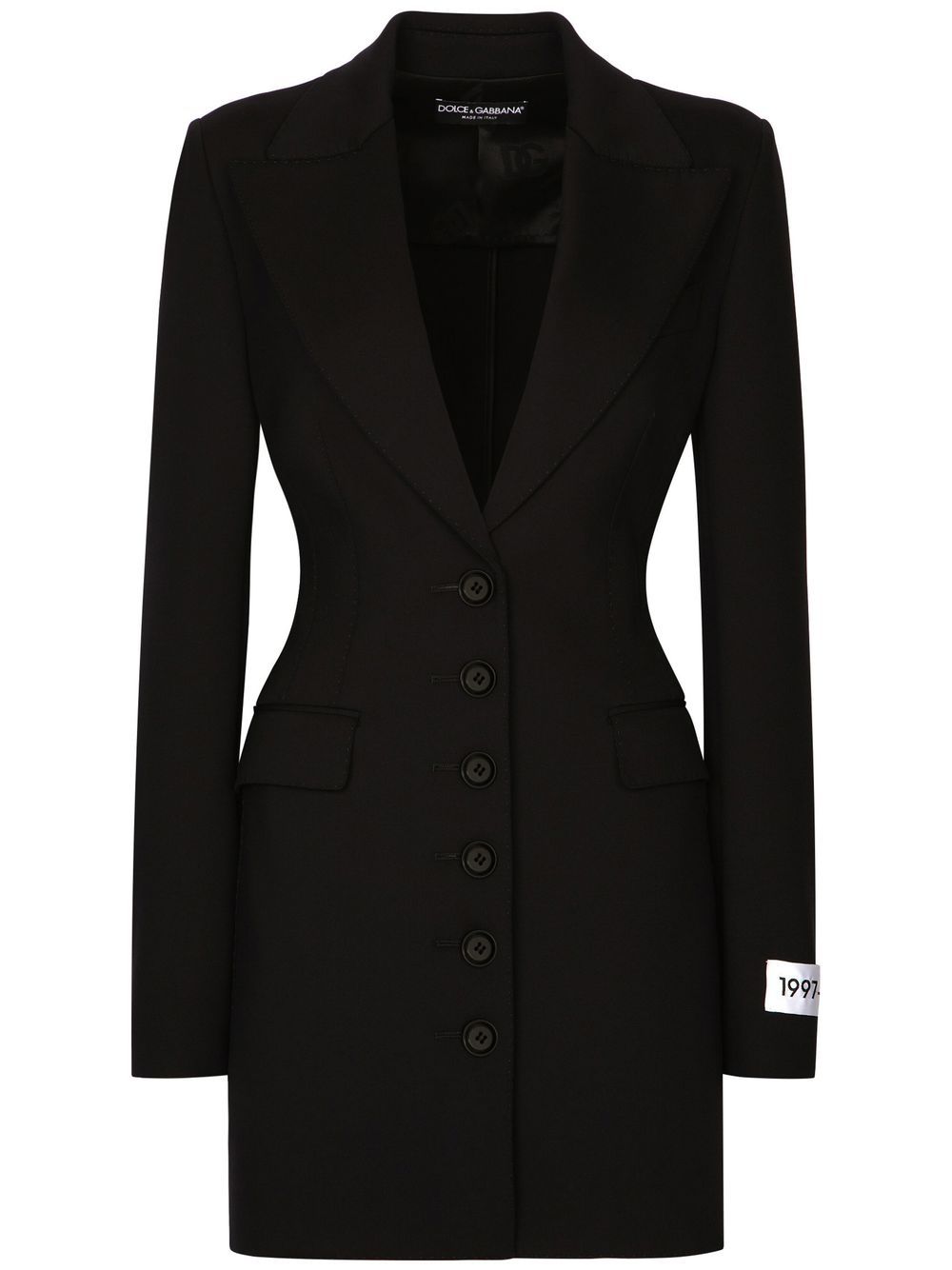 Kim Dolce&Gabbana<BR/>Fitted peak-lapel blazer