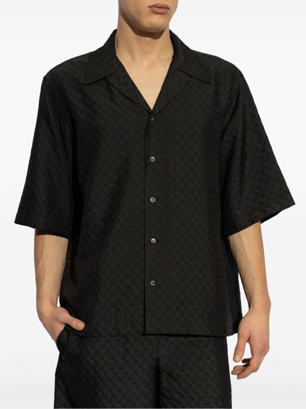 Shirt with skull pattern 814693 QRABU1010 ALEXANDER MCQUEEN 