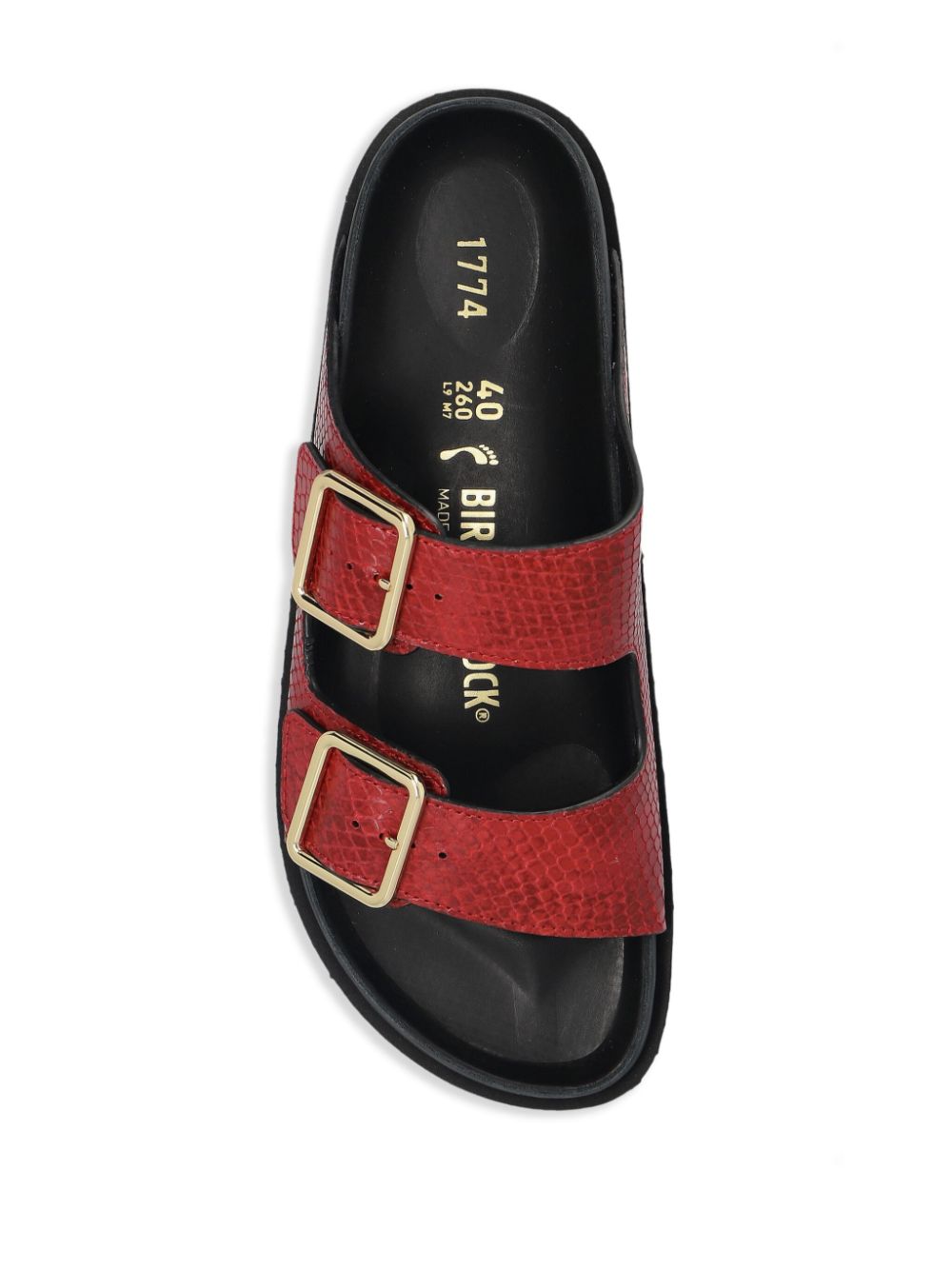 BIRKENSTOCK 1030004RED SNAKE