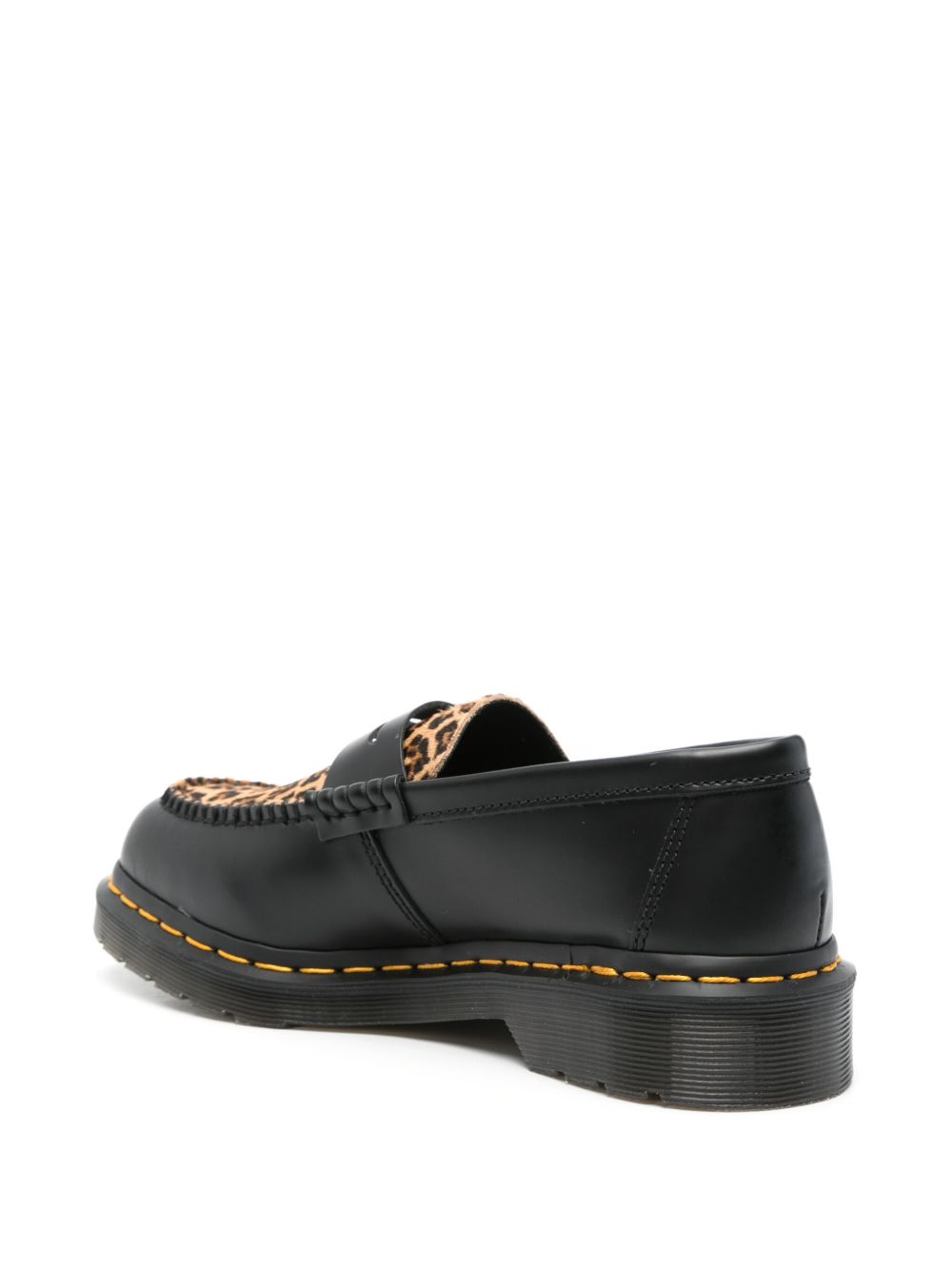 DR. MARTENS 41186001PENTONBLACK/LIGHT TAN SMOOTH