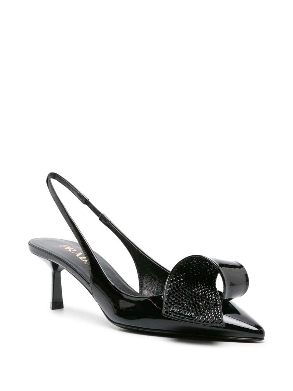 embellished slingback pumps<BR/><BR/><BR/> 1I345N 3LOCF0002 PRADA 