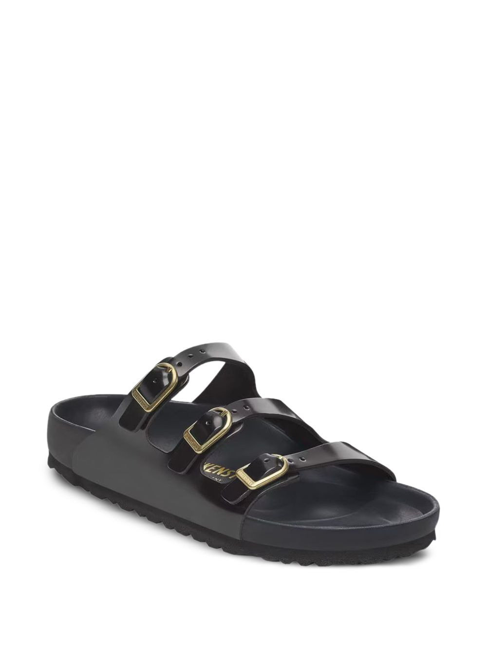 Florida Fresh 1029385 SHINEBLACKNATURALLEA BIRKENSTOCK 
