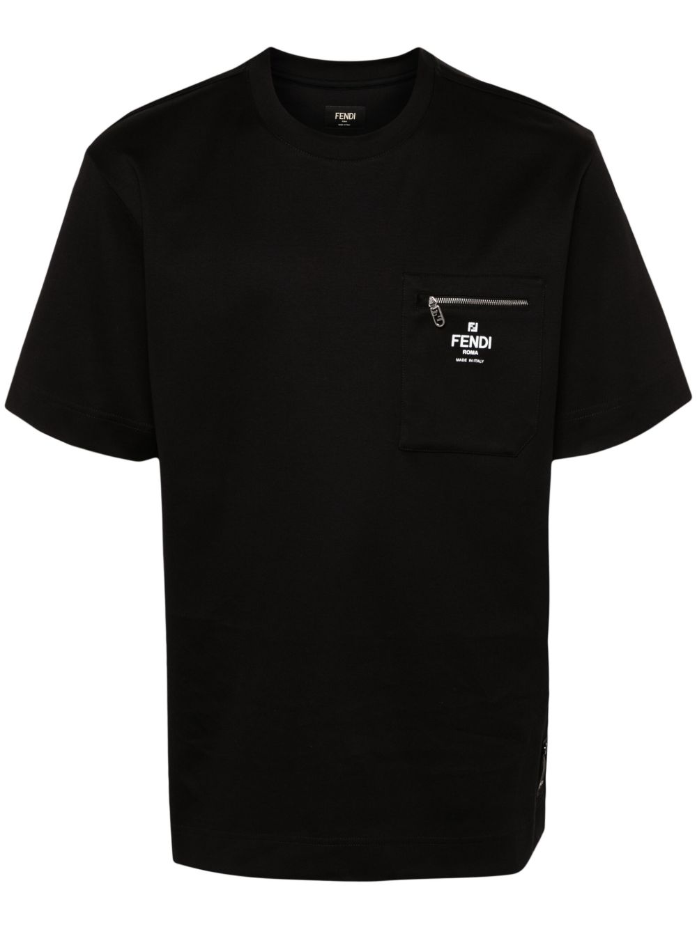 Logo-print cotton T-shirt FY0936 ARYRF0QA1 FENDI 