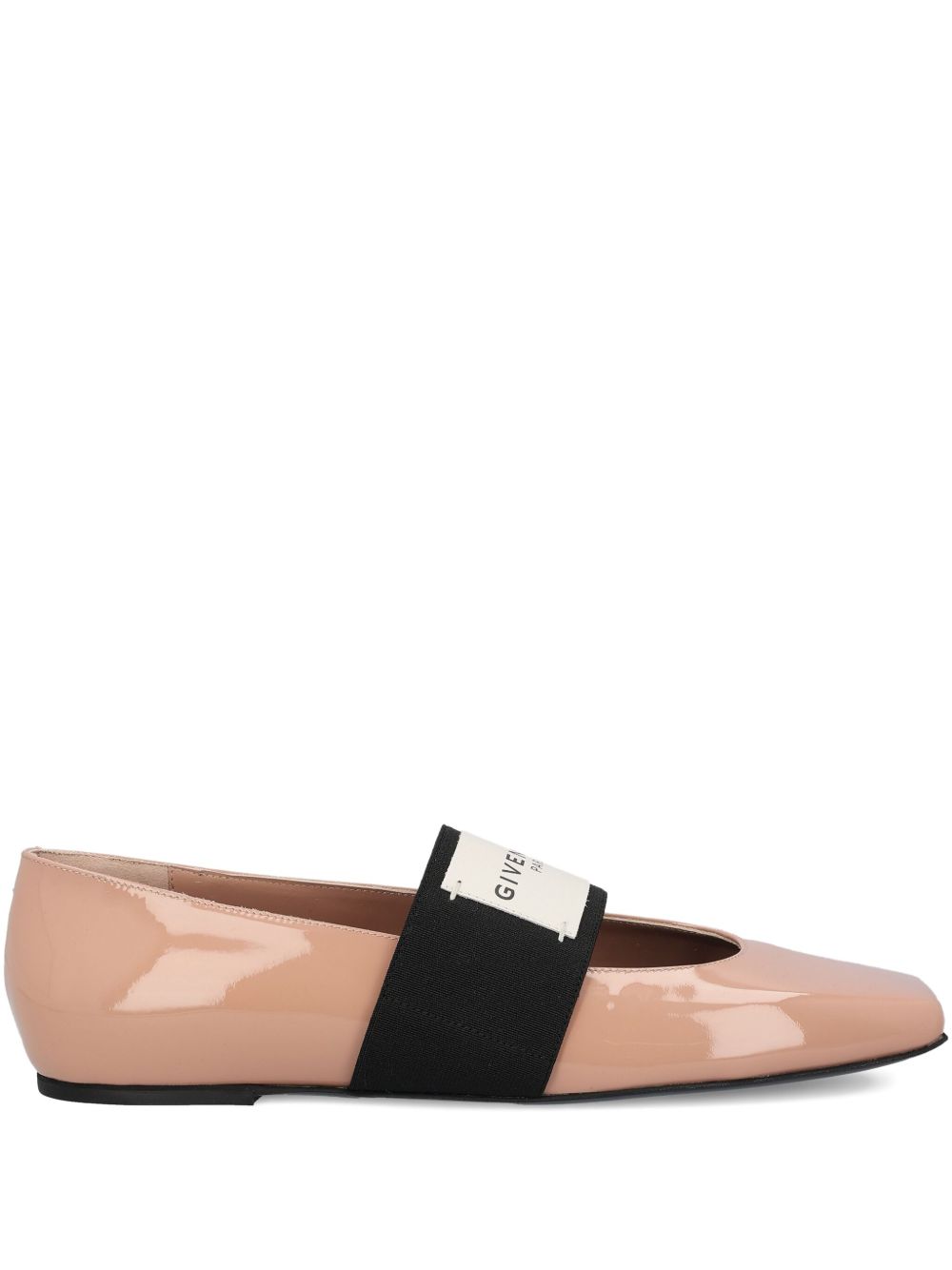 sliced square ballerinas in patent leather BE5010E2FF 272 GIVENCHY 
