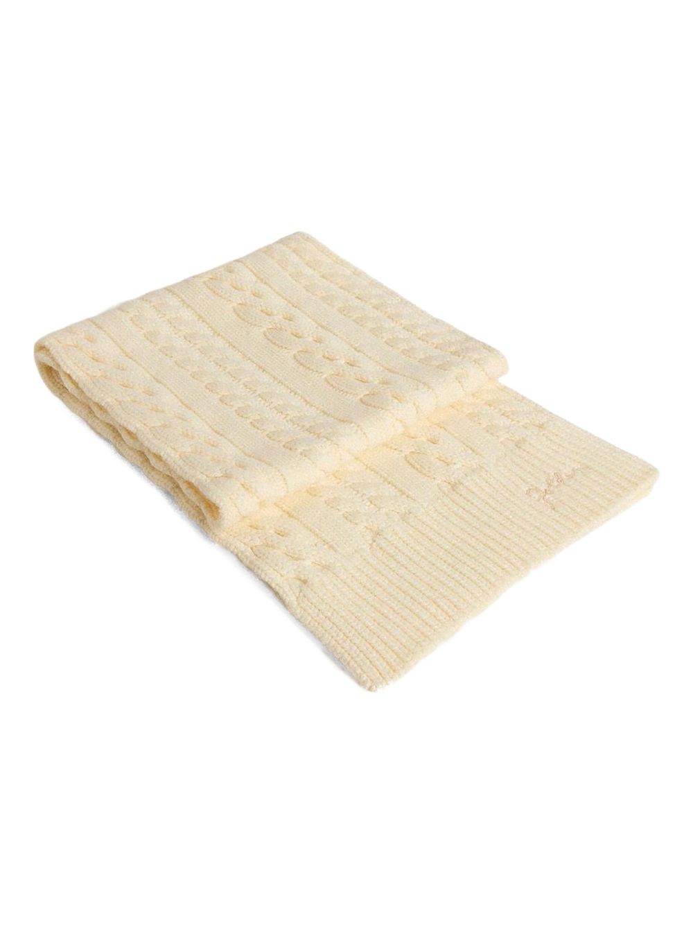 knit cable journey scarf GUP02421 P00219911616 GOLDEN GOOSE 