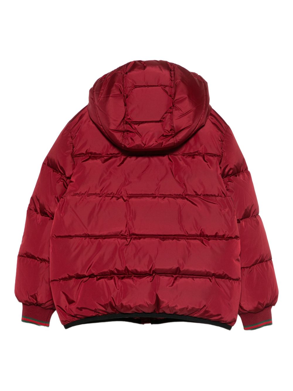 Down Jacket with Web Details 824810 XWA406207 GUCCI KIDS 