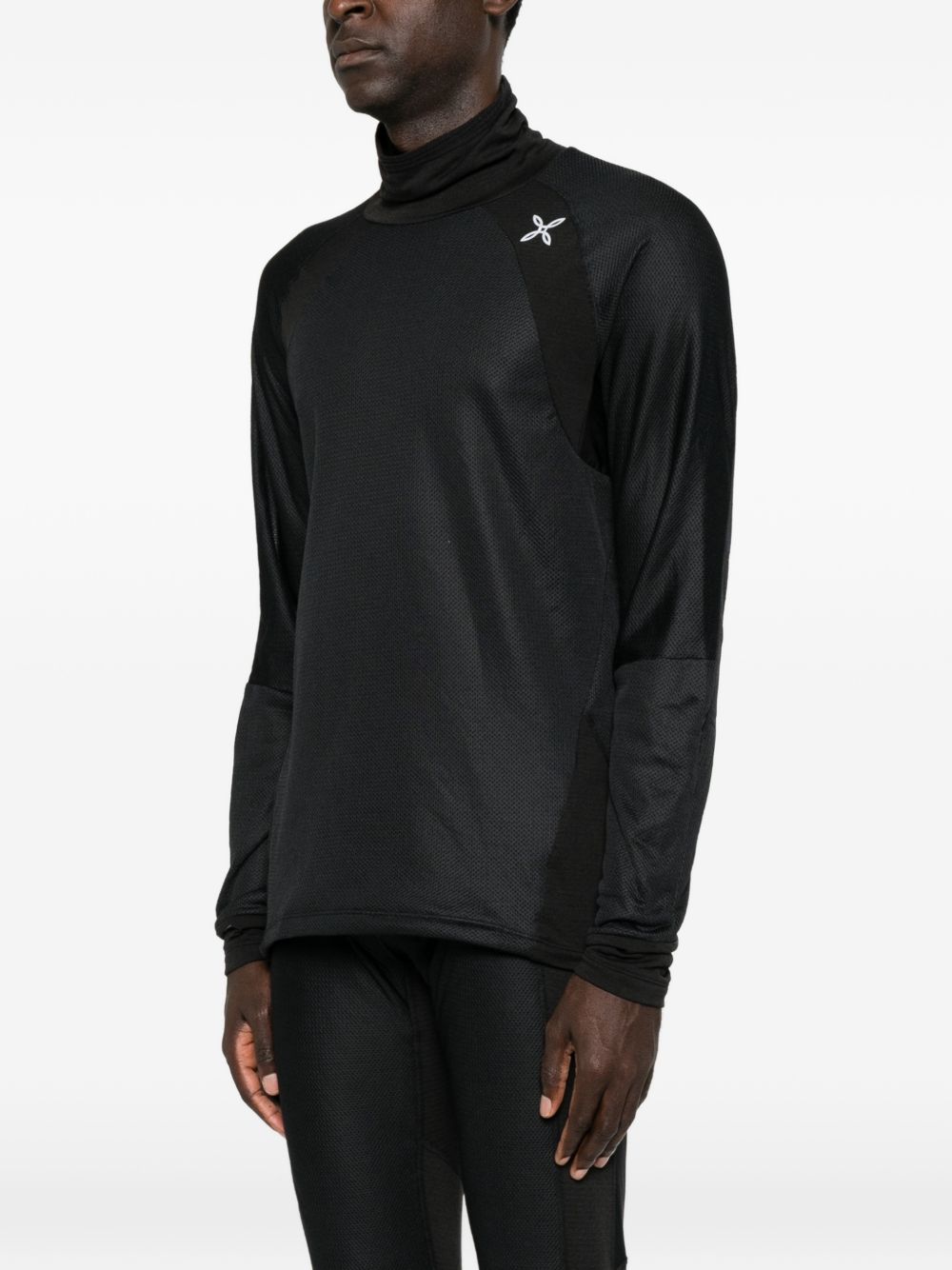 high-neck logo-print sweatshirt MMLP39X PS26790 MONTURA 