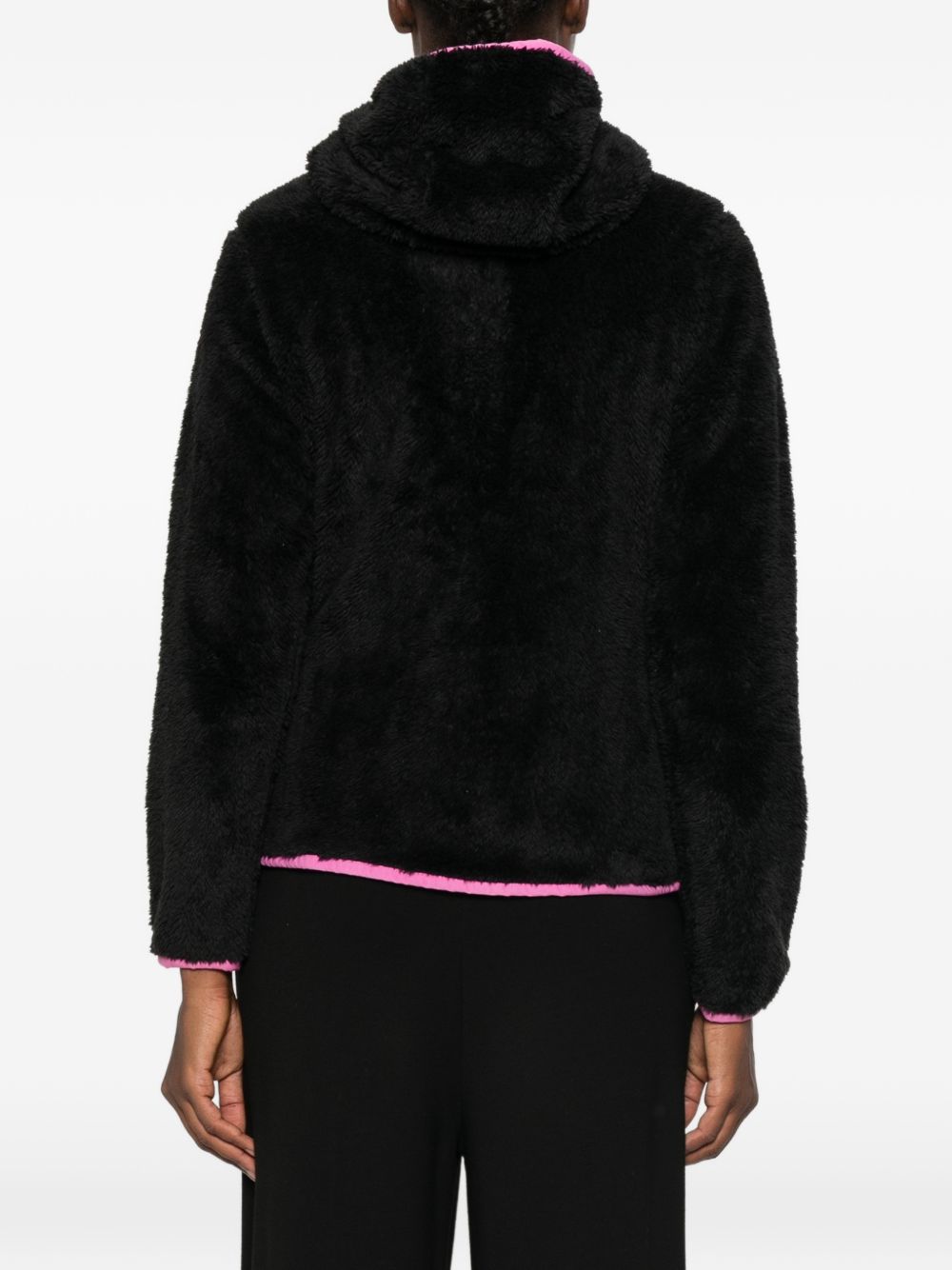 fleece zip-up hoodie SWT0190 BLACK PICTURE 