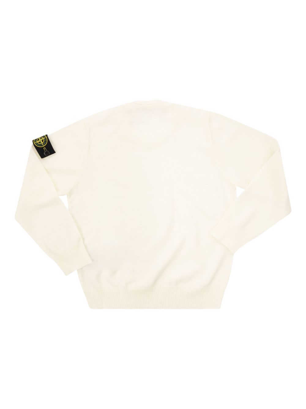 Compass-badge crew-neck sweater K2S165100009 S0C04V0099 STONE ISLAND KIDS 