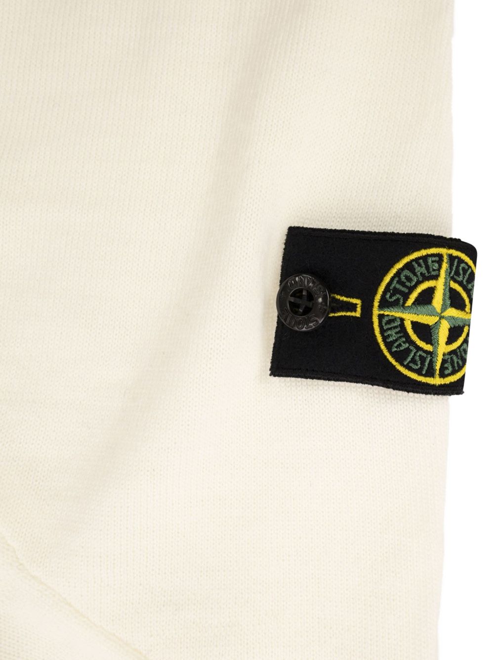 Compass-badge crew-neck sweater K2S165100009 S0C04V0099 STONE ISLAND KIDS 