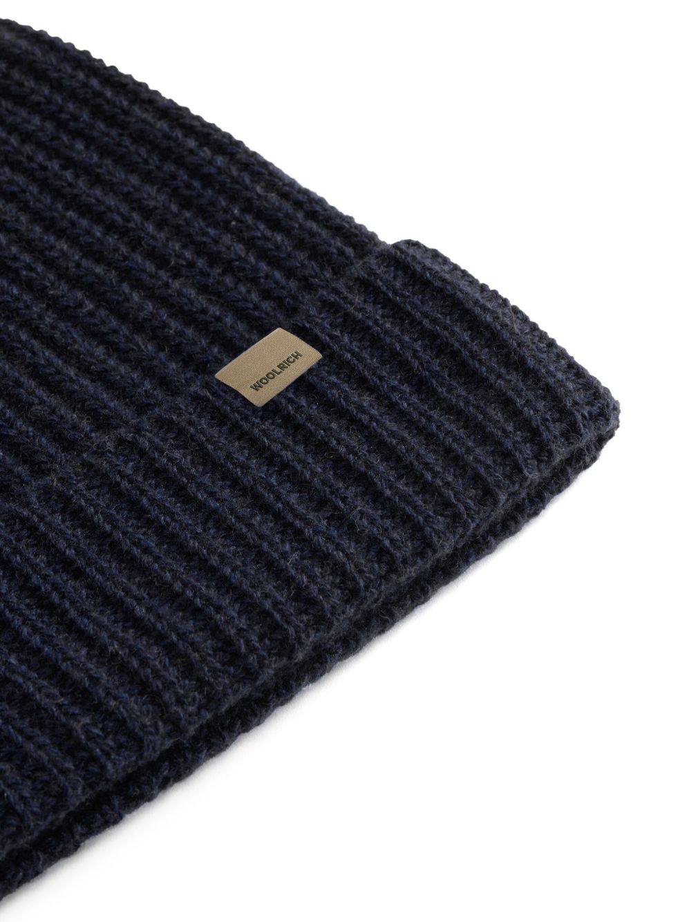 Blue ribbed cap CFWOAC0331MRUF0659 3989 WOOLRICH 