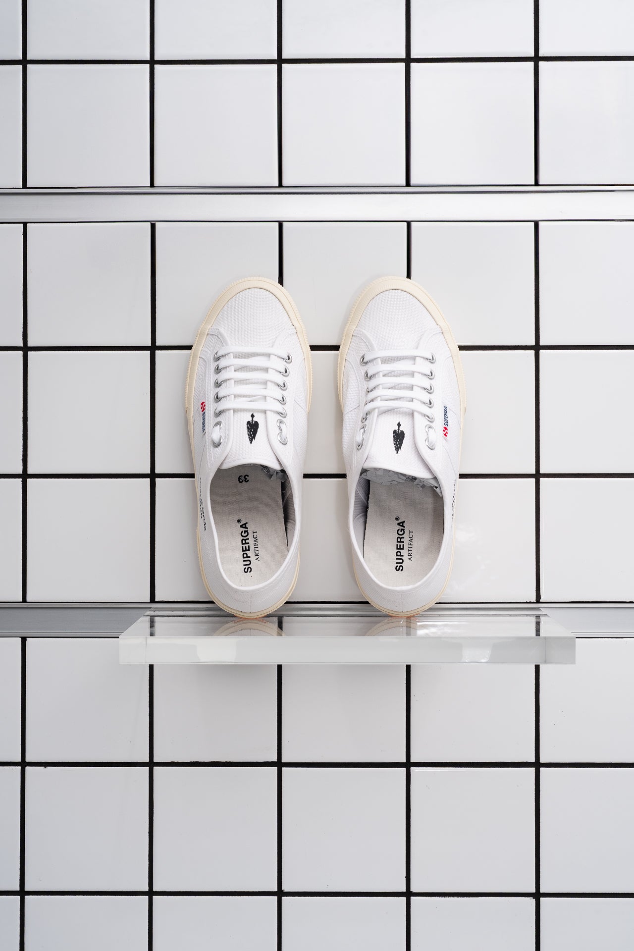 Superga x Val d'Orcia Club<BR/>Val d'Orcia Club sneakers S8161SW WHITE-OFFWHITE VAL D'ORCIA CLUB 
