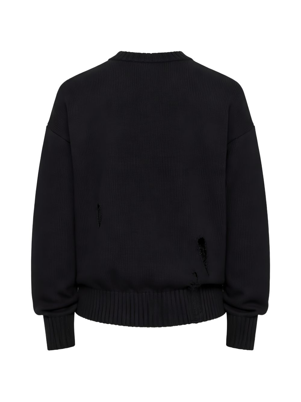 graphic-print distressed sweater AMTOKN1032 001 AMIRI 