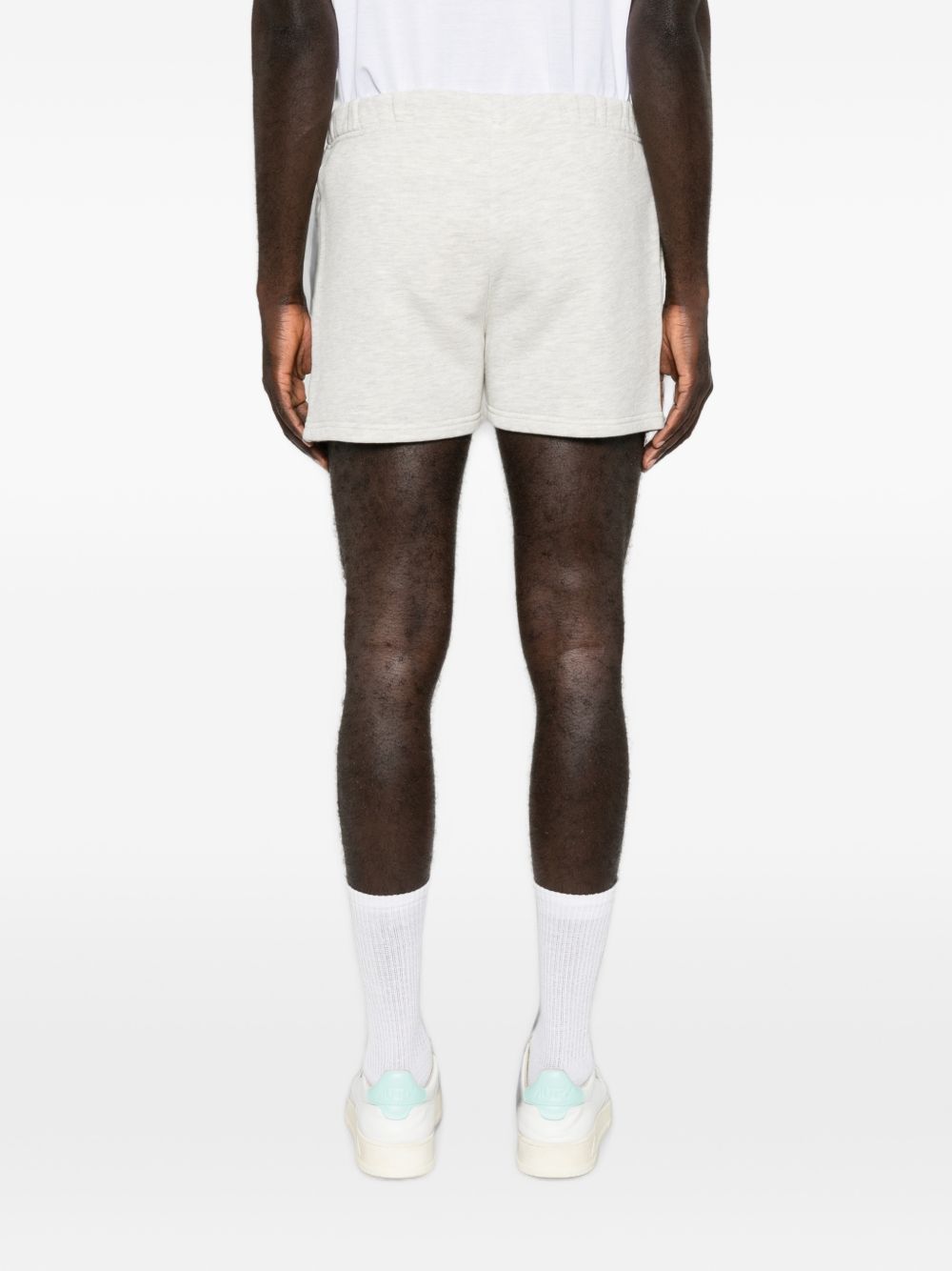 EMBROIDERED LOGO SHORTS SHPW 004MJERSEY MELANGE AUTRY 