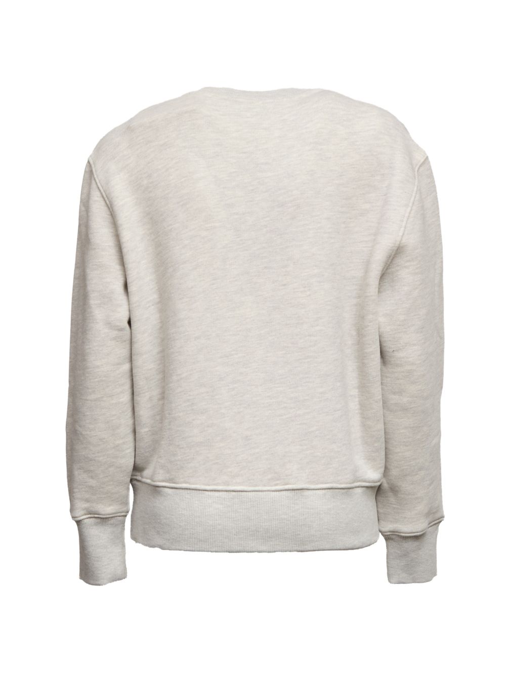 CREW NECK SWEATSHIRT WITH EMBROIDERED LOGO SWPW 001MJERSEY MELANGE AUTRY 