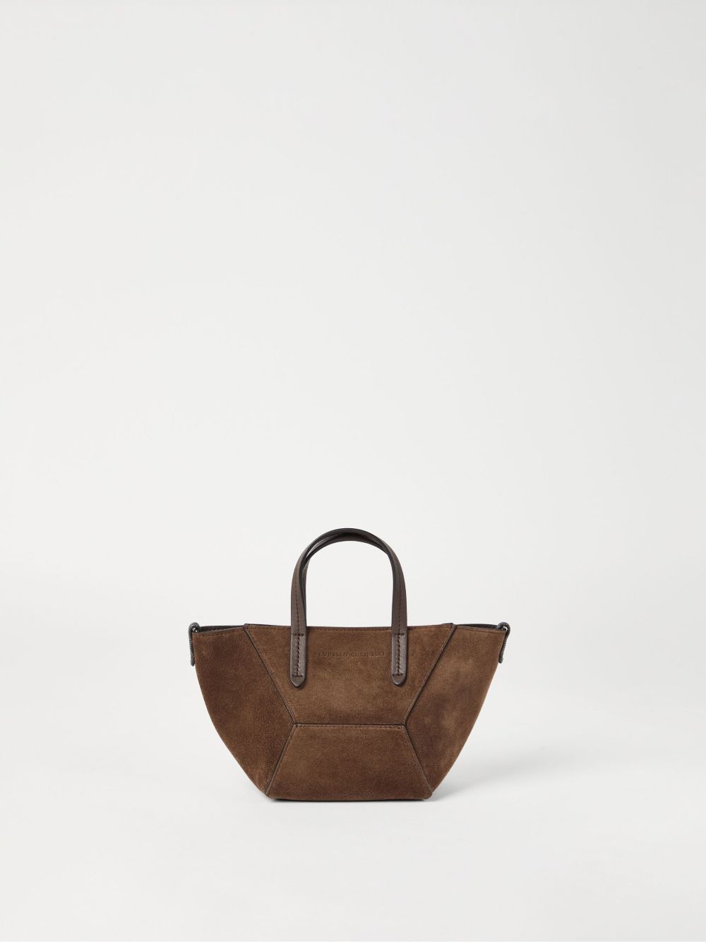 Duo mini suede bag with monili MBDLD2675 C8769 BRUNELLO CUCINELLI 