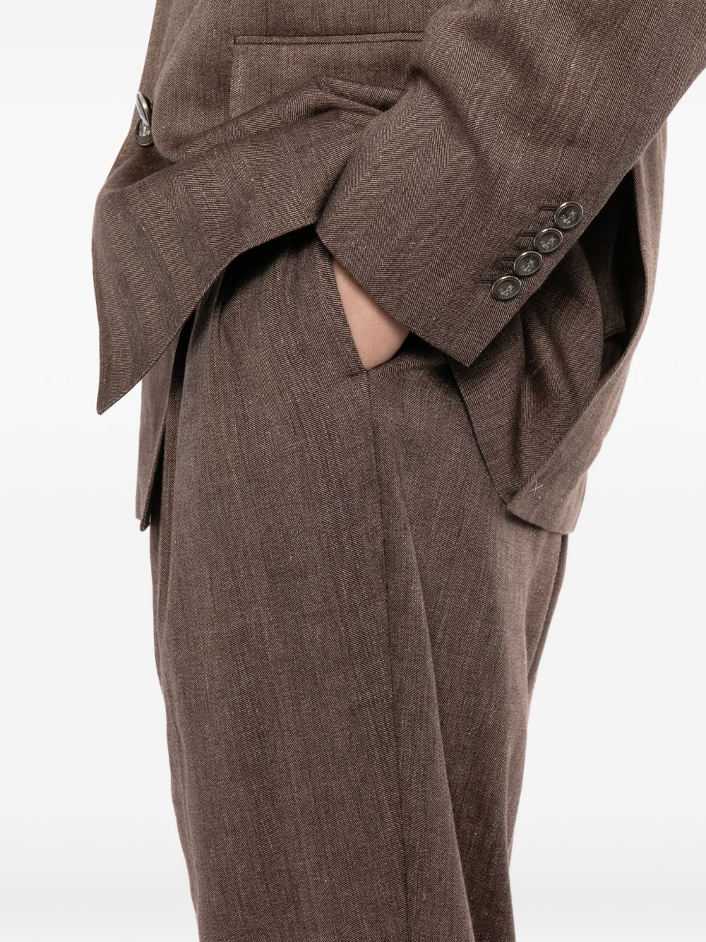 Double-breasted tailored suit MZ4089CPN2 C009 BRUNELLO CUCINELLI 