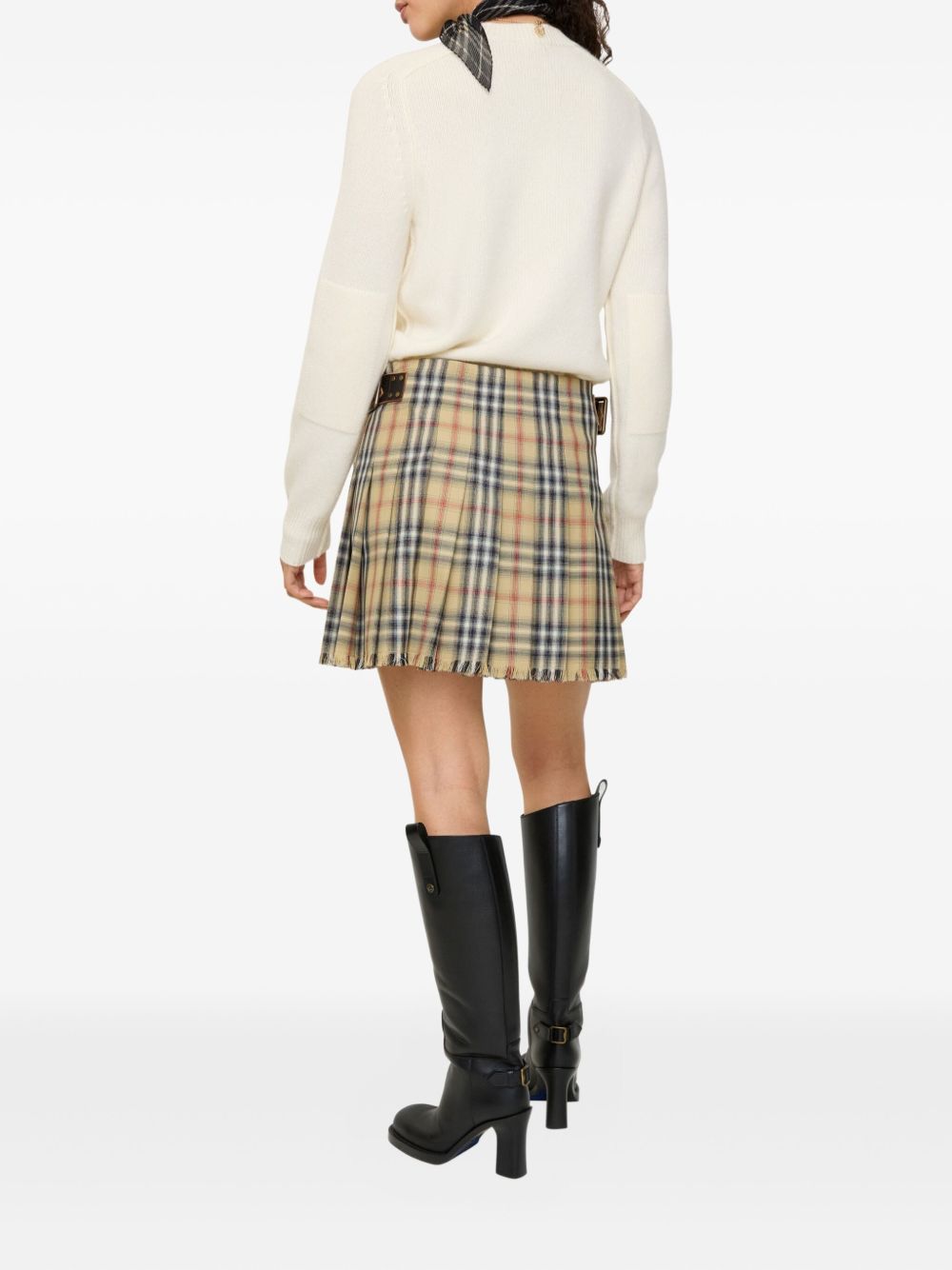 Check Wool Mini Kilt 8118152 B9368 BURBERRY 