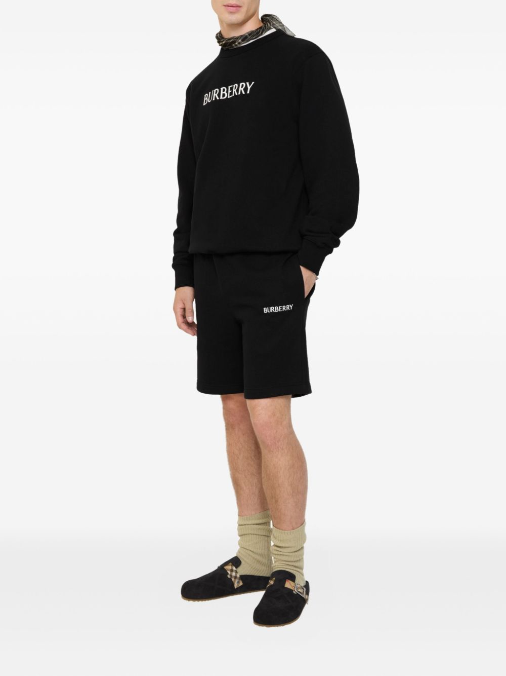 Logo Cotton Shorts 8119002 A1189 BURBERRY 