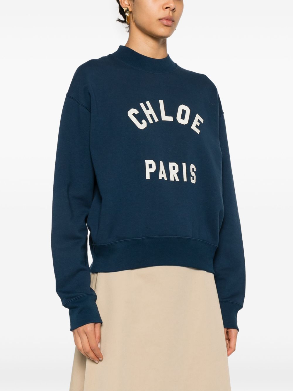Paris cotton sweater CH24AJH12192 4C6 CHLOÉ 