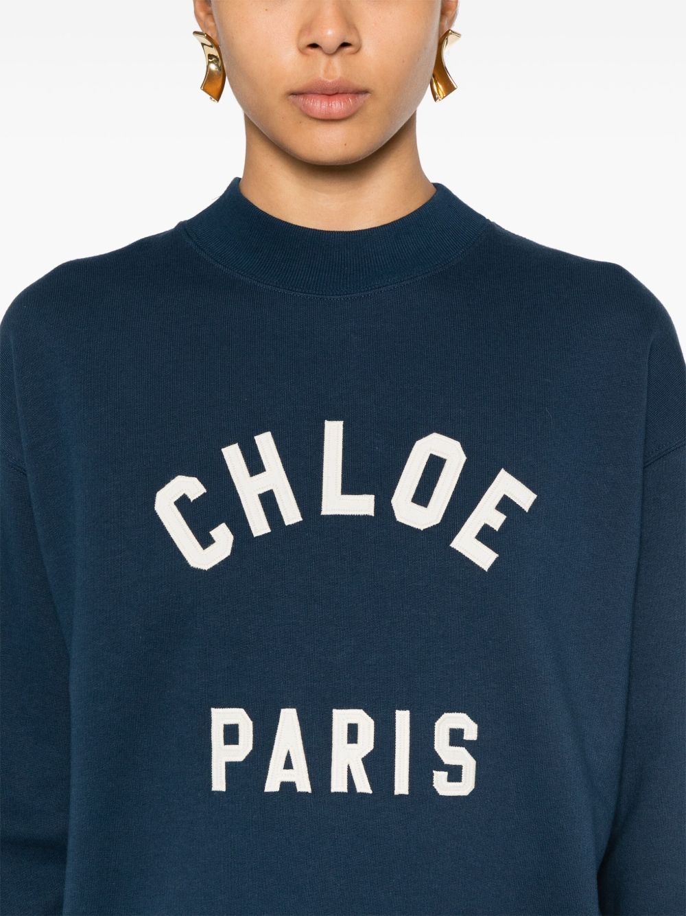 Paris cotton sweater CH24AJH12192 4C6 CHLOÉ 
