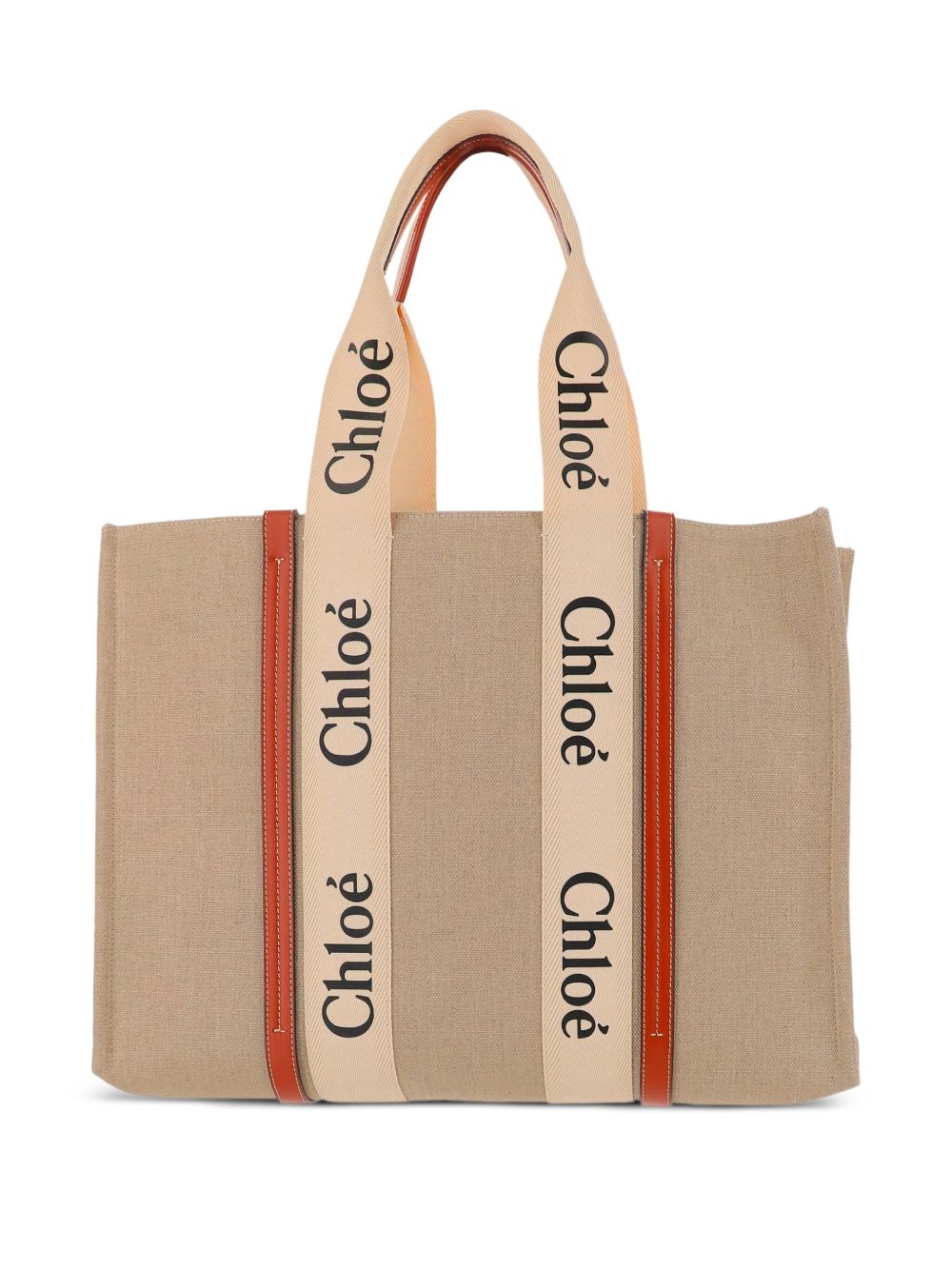 Woody large linen tote bag CHC22AS382I26 90U CHLOÉ 