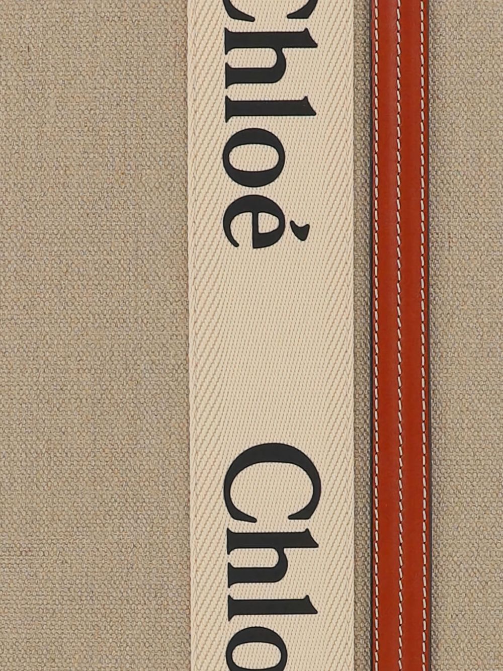 Woody large linen tote bag CHC22AS382I26 90U CHLOÉ 