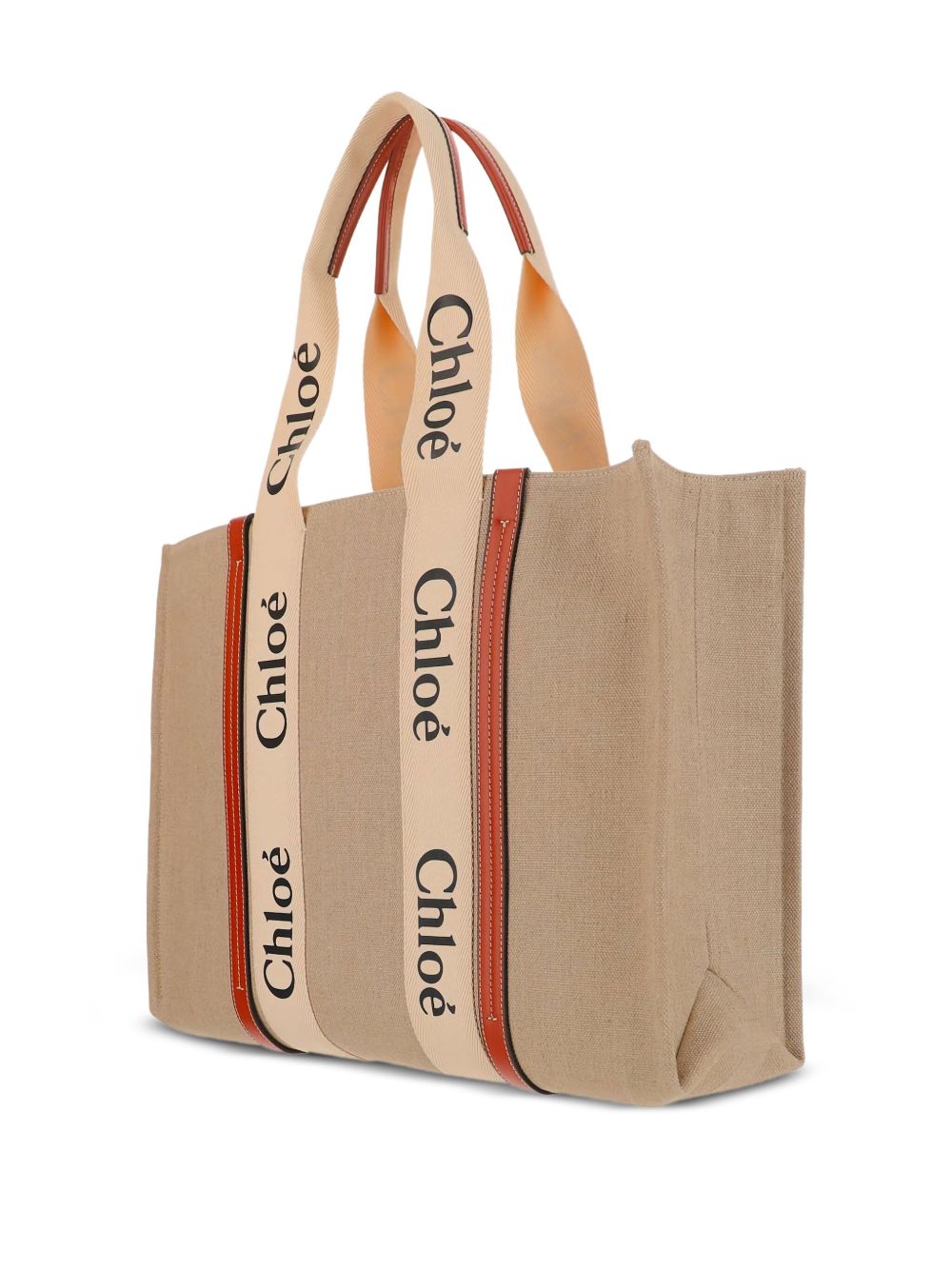 Woody large linen tote bag CHC22AS382I26 90U CHLOÉ 