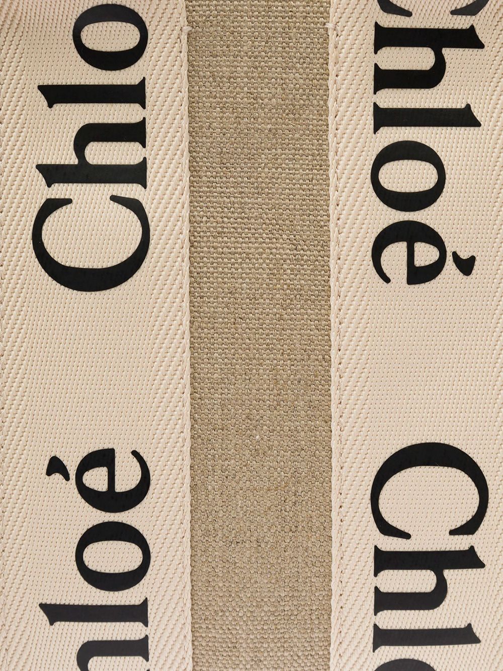 Woody small linen tote bag CHC22AS397I26 91J CHLOÉ 