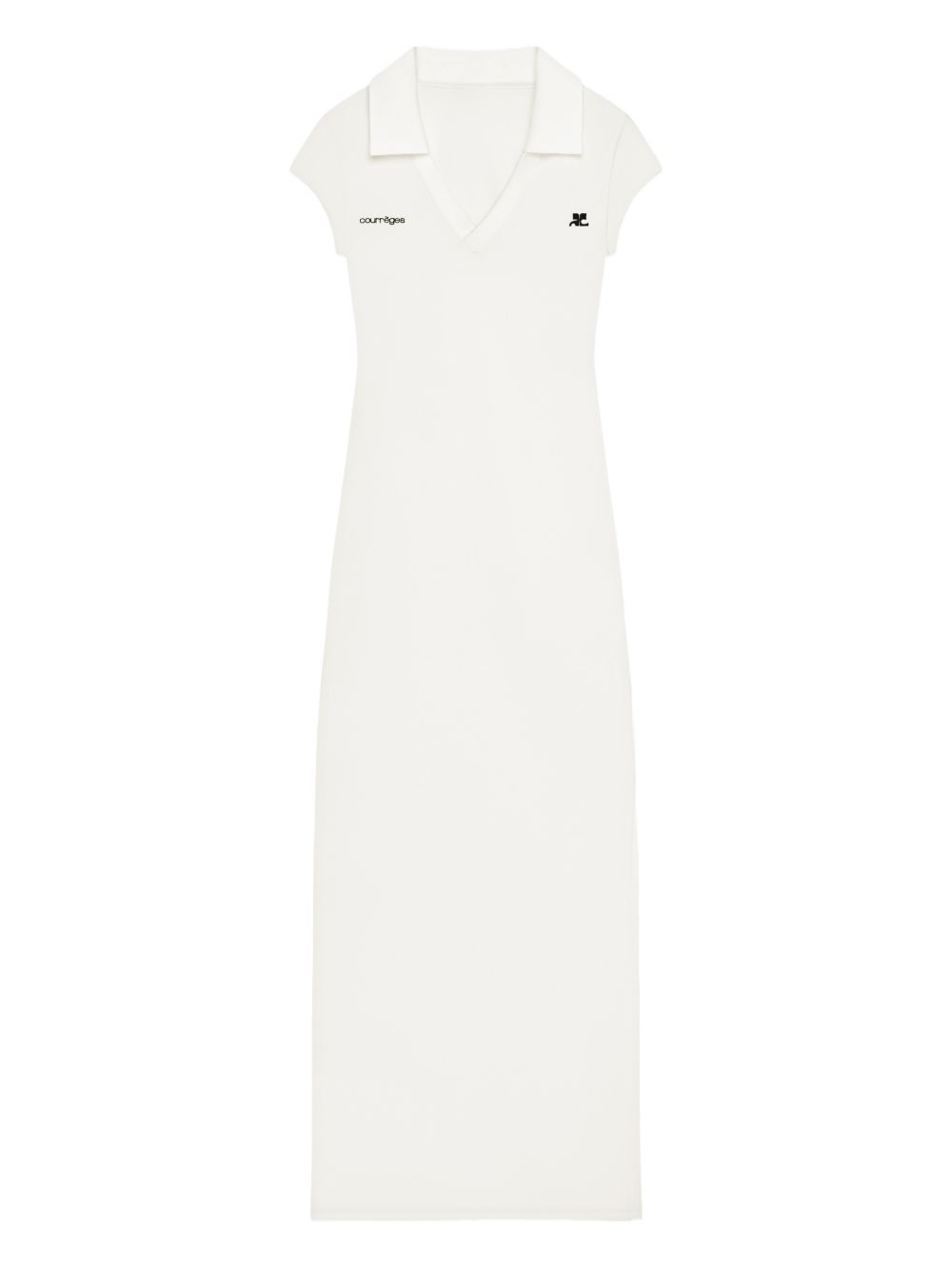 logo maxi dress 126JRO807JS0195 0098 COURRÈGES 