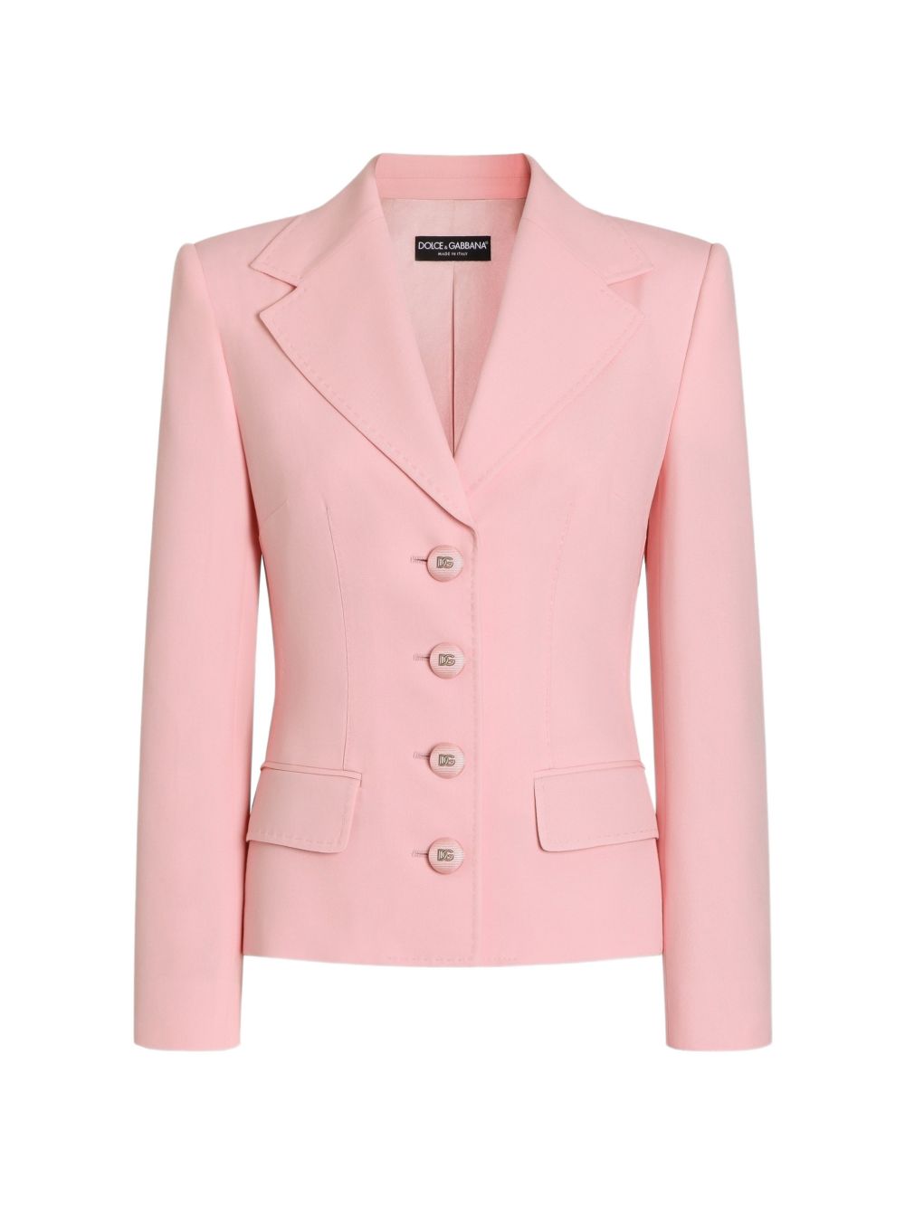 printed twill single-breasted jacket F27ADT FUBGCF0662 DOLCE & GABBANA 