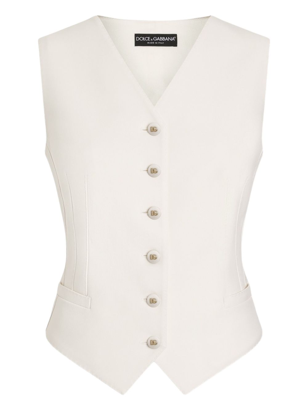 Wool twill vest F79H6T FUBGCW0001 DOLCE & GABBANA 