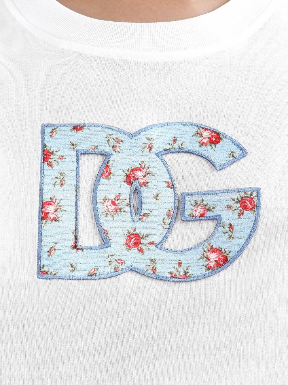 Jersey T-shirt with DG print patch F8V42Z GDDLXW0800 DOLCE & GABBANA 