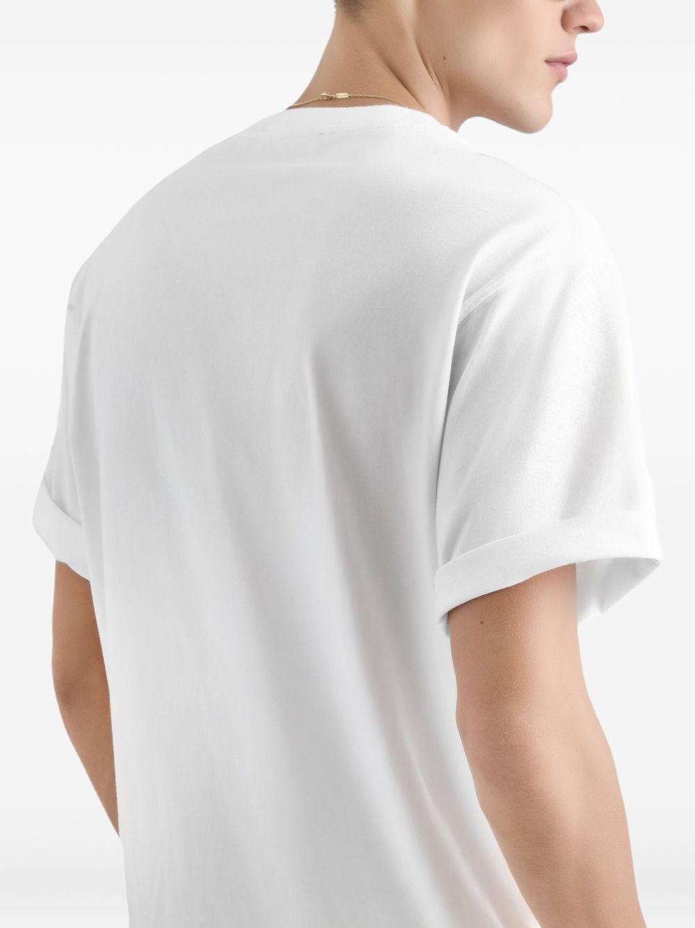 T-shirt with embroidery G8PN9Z G7POPW0800 DOLCE & GABBANA 