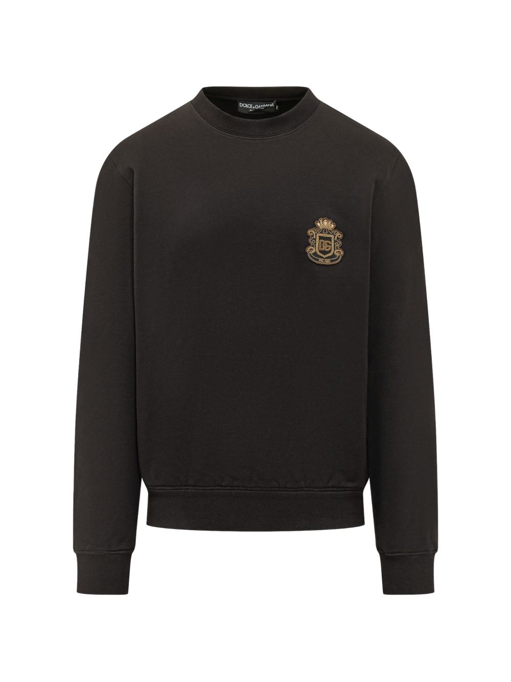 Sweatshirt with heraldic patch G9ABJZ G7PZTN0000 DOLCE & GABBANA 
