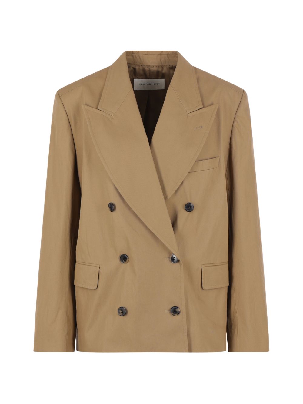 Bosea double-breasted twill jacket 010450 3103102 DRIES VAN NOTEN 