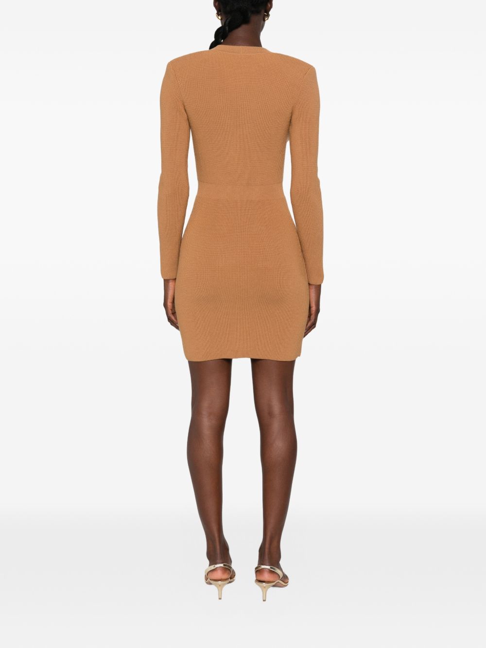 Knit dress with jewel buttons AM80S61E2 AI6 ELISABETTA FRANCHI 