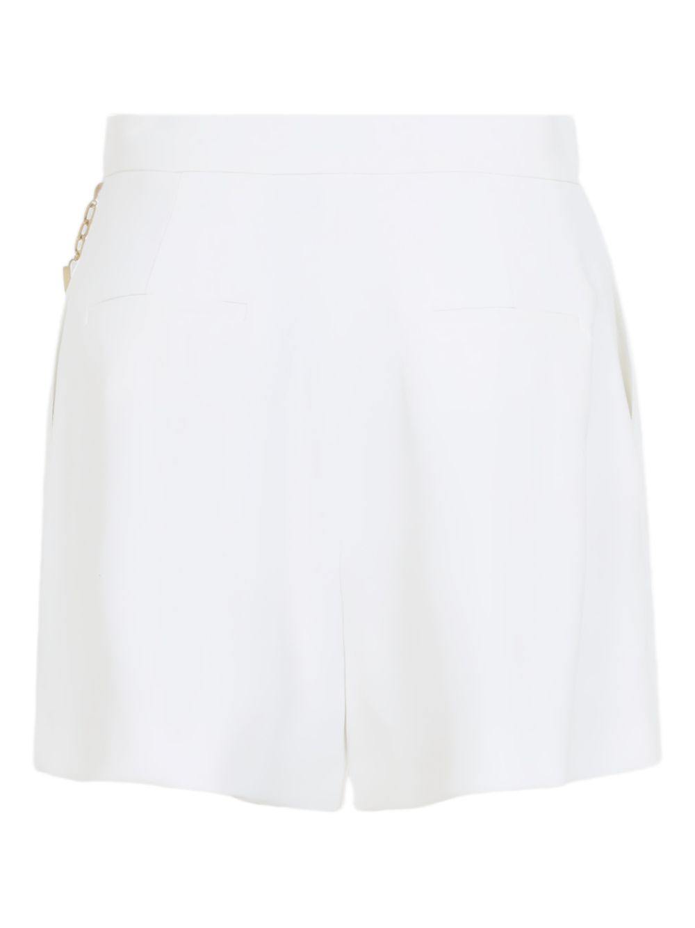 Gabardine shorts with jewel logo SH00561E2 360 ELISABETTA FRANCHI 