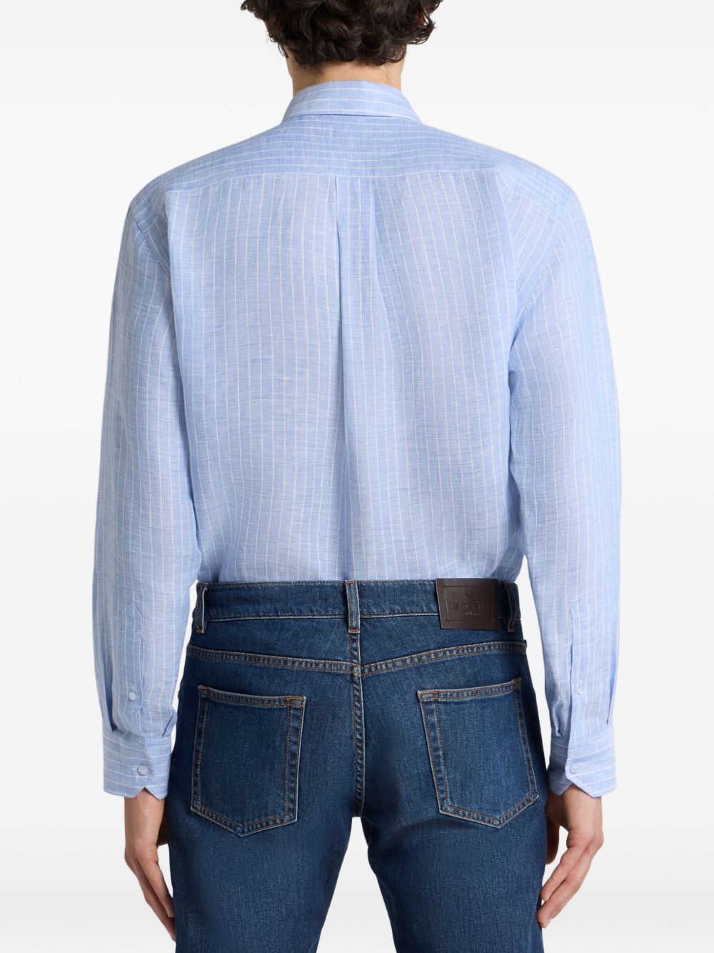 Striped linen shirt MRIB0029 99TB301B0193 ETRO 