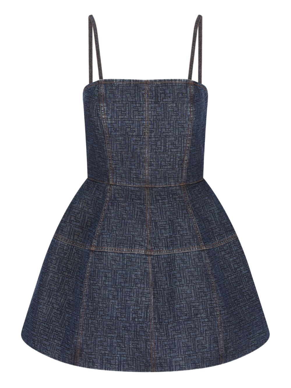 FF denim dress FLD568 AW82F1UKI FENDI 