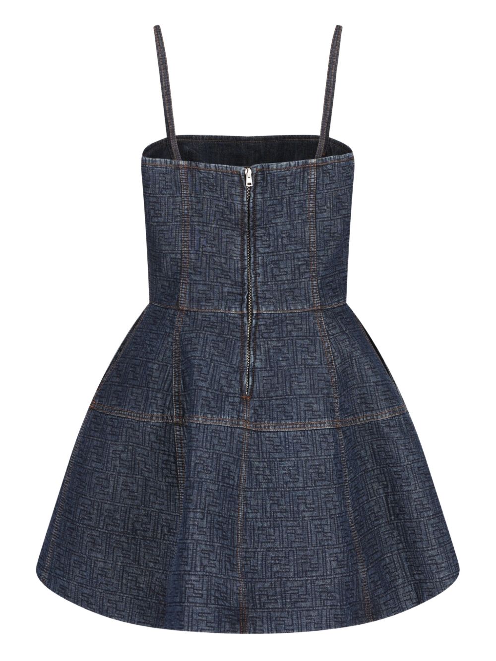 FF denim dress FLD568 AW82F1UKI FENDI 