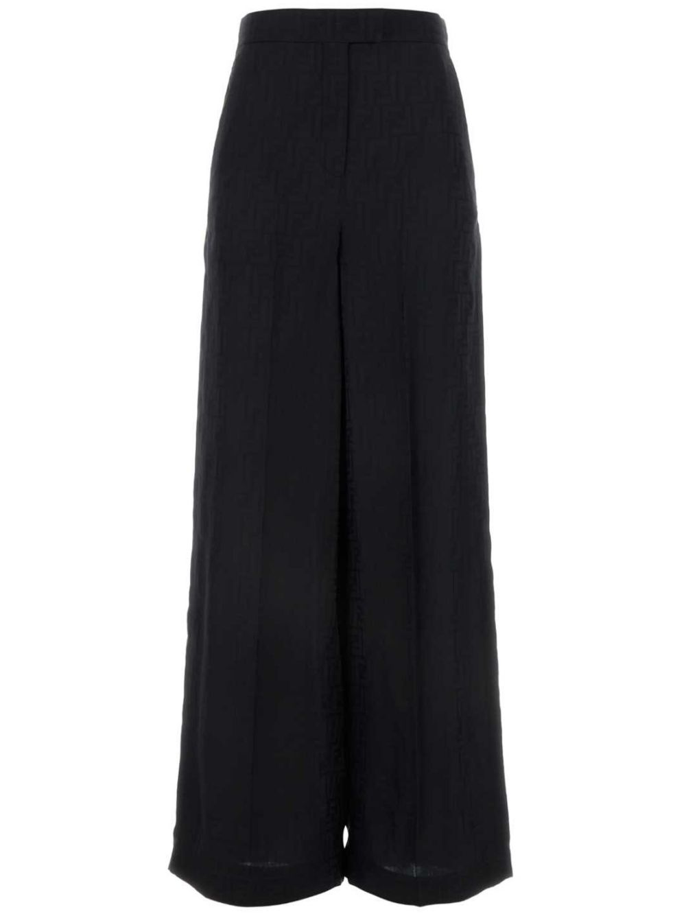 Monogram jacquard silk trousers FR6606 AJ0ZF0GME FENDI 