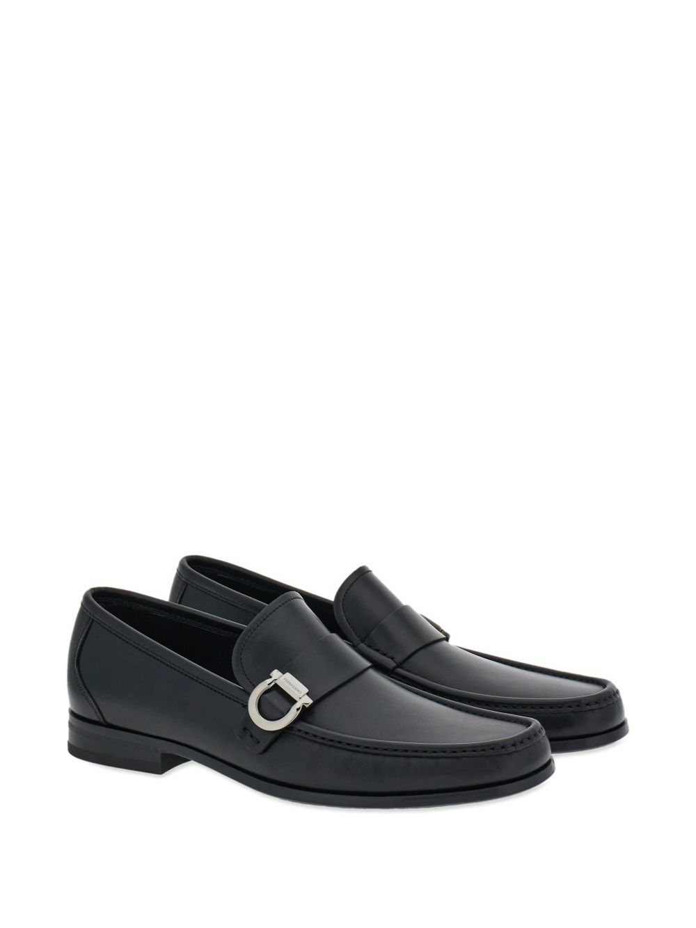 Gancini ornamental loafer 027963CASPIAN 775114NERO FERRAGAMO 