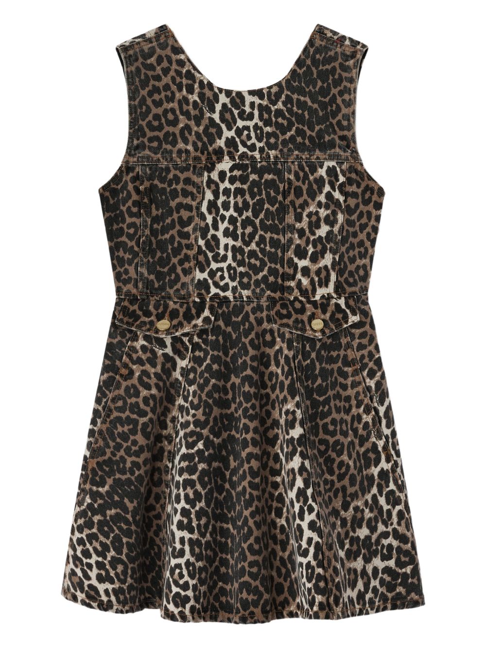 Denim Mini Dress A1030191 859 GANNI 