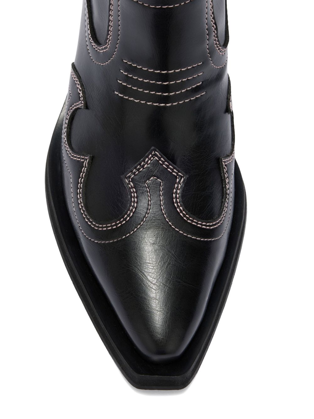 Embroidered Western ankle boots B1010028 475 GANNI 