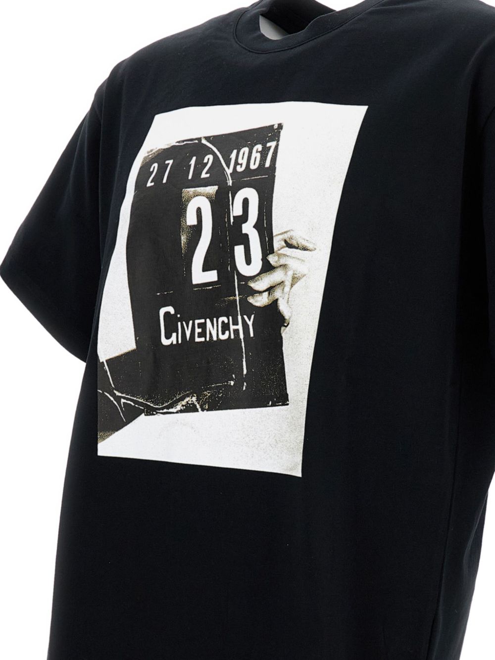T-shirt in cotton with Clapperboard print BM71NK3YSL 001 GIVENCHY 