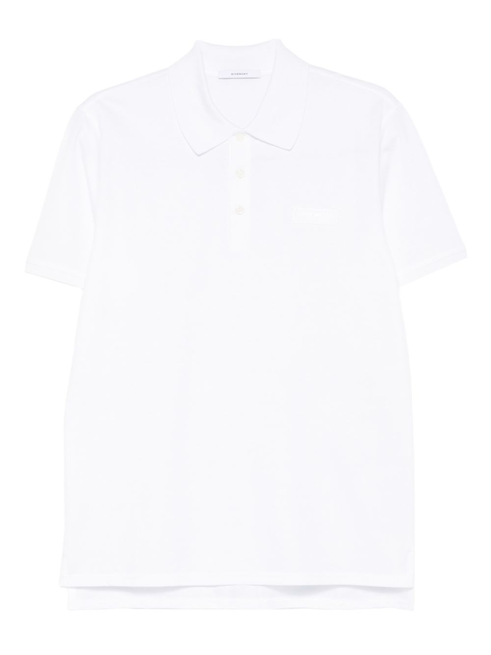 Polo in cotton with GIVENCHY Paris gros grain BML00G3YSG 100 GIVENCHY 