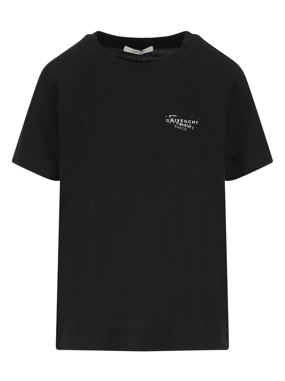 T-shirt in cotton with Givenchy Stamp print BW70FJP7A7 001 GIVENCHY 