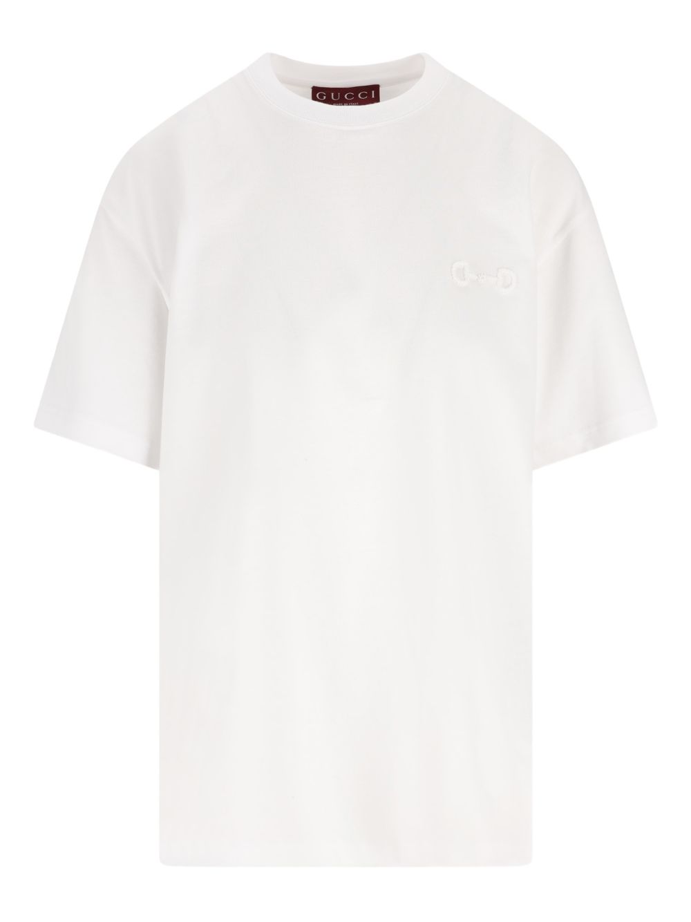 Cotton jersey T-shirt with embroidery 837959 XJHMR9051 GUCCI 