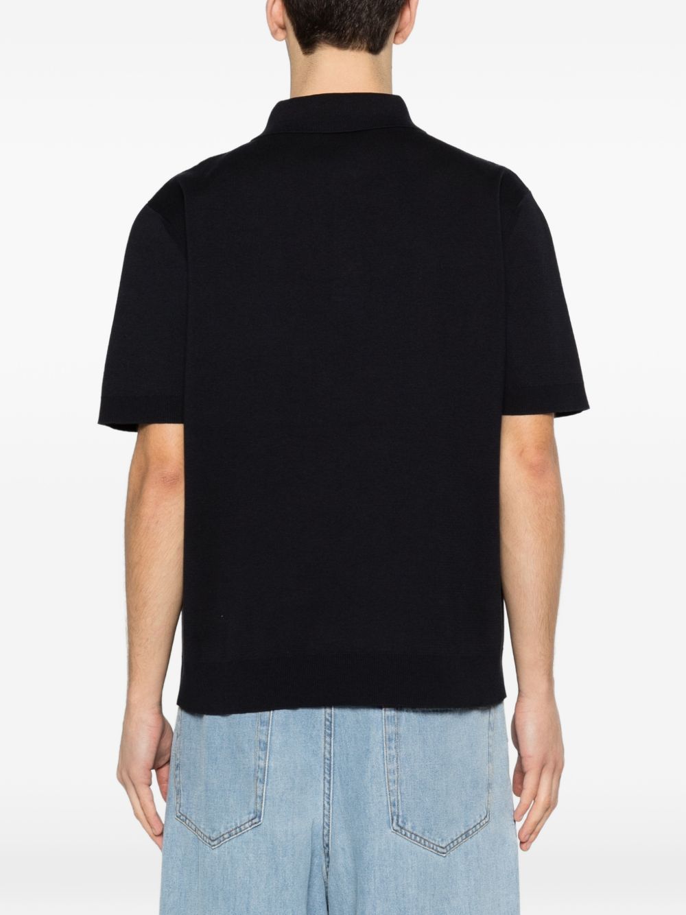 Silk cotton polo shirt with embroidery 853378 XKFDL4255 GUCCI 